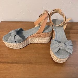 Michael Kors wedge sandals espadrilles - size 8.5